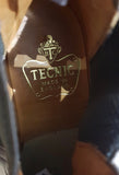 BTC TECNIC Made In England Chestnut Brown Leather Flat Chelsea Ankle Boots 6.5