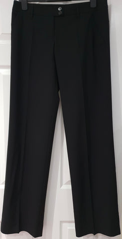 PATRIZIA PEPE FIRENZE Made In Italy Womens Black Formal Trousers Pants IT42 UK10