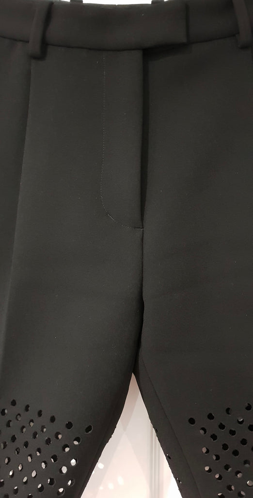 3.1 PHILLIP LIM Women's Black Perforated Hemline Formal Lined Shorts US2 UK6