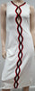 OPEN CEREMONY White Cotton Stretch Red Black Keyhole Midi Pencil Dress S/P BNWT