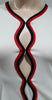 OPEN CEREMONY White Cotton Stretch Red Black Keyhole Midi Pencil Dress S/P BNWT