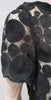 TARA JARMON Black Sheer Webbed & Circular Lace Short Sleeve Blouse Top 38 UK10