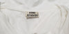 ACNE STUDIOS White Cotton JOSHI FRINGE Silk Blend Fringed T-Shirt Tee Top M