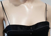 DEVELOPMENT BY ERICA DAVIES Black Satin Trim Sleeveless Cami Tank Vest Top M