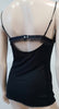 DEVELOPMENT BY ERICA DAVIES Black Satin Trim Sleeveless Cami Tank Vest Top M