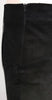 VALENTINO ROMA Women's Black Suede & Leather Panel Lined A-Line Skirt IT44 UK12