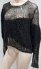 ACNE Black Wool Mohair Blend Oversized Loose Chunky Knit Jumper Sweater Top M