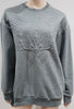 3.1 PHILLIP LIM Grey Cotton Quilted Phoenix Side Zip Casual Sweater Sweatshirt M