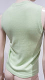 CLEMENTS RIBEIRO Mint Green 100% Cashmere Sleeveless Tank Vest Jumper Top M