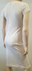 EMPORIO ARMANI Cream Sequin Floral Detail Short Sleeve Ruched Pencil Dress UK12