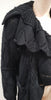 JUST CAVALLI Black Wool Blend Collared V Neck Chunky Knitwear Cardigan IT44 UK12
