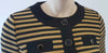 SOMERSET BY ALICE TEMPERLEY Women's Brown & Black Stripe Boxy Blazer Jacket UK10