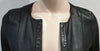 JOSEPH Black Round Neck Long Sleeve Supersoft Leather Blazer Jacket FR36 UK8