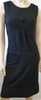 PHILOSOPHY DI ALBERTA FERRETTI Black Sleeveless Drop Waist Pencil Dress 44 UK12