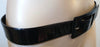 RALPH LAUREN Made In Italy Black Patent Leather Buckle Fastened Belt Sz:L