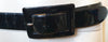 RALPH LAUREN Made In Italy Black Patent Leather Buckle Fastened Belt Sz:L