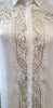THE KOOPLES Off White Cream Collared Lace Insert Long Sleeve Blouse Shirt Top XS