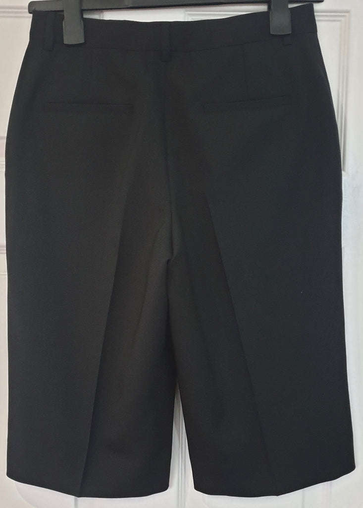 VIKTOR & ROLF Women's Black 100% Mohair Long Length Formal Shorts FR38 UK10