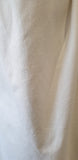 VERA WANG White Cotton Black Organza Diamante Ribbon Sleeveless Blouse Top UK10