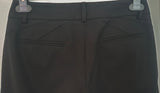 PIAZZA SEMPIONE Black KIM Slim Straight Fit Formal Capri Crop Trousers Pants M