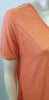 ZADIG & VOLTAIRE Orange MARGOT BURN Geometric Short Sleeve T-Shirt Tee Top M
