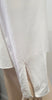 ELIZABETH AND JAMES Winter White Cream Silk Lace Up Front Blouse Shirt Top M