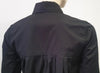 GIVENCHY PARIS Black 100% Cotton Pleated Long Sleeve Blouse Shirt Top 38 UK10