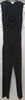 BARNEYS NEW YORK Black Draped Neck Sleeveless Tapered Leg Formal Jumpsuit M