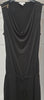 BARNEYS NEW YORK Black Draped Neck Sleeveless Tapered Leg Formal Jumpsuit M