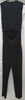 BARNEYS NEW YORK Black Draped Neck Sleeveless Tapered Leg Formal Jumpsuit M