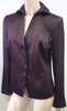 AKRIS Women's Damson Purple Silk Single Breasted Lined Blazer Jacket US10 UK14