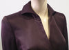 AKRIS Women's Damson Purple Silk Single Breasted Lined Blazer Jacket US10 UK14