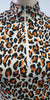 BAUM UND PFERDGARTEN Cream Orange & Black Leopard Print Jersey Top S BNWT