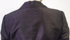 DOLCE & GABBANA Midnight Blue Black Silk Lined Evening Blazer Jacket 42 UK10