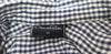 OSCAR DE LA RENTE Boy's Navy & White Check Cotton Collared Long Sleeve Shirt Top