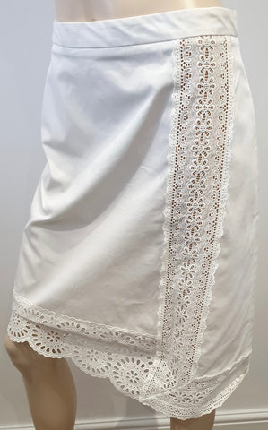 STELLA MCCARTNEY Grey Wool Tailored Rope Embroidery Blouse Shirt Top 42 UK12