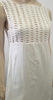 PHILOSOPHY DI ALBERTA FERRETTI White Cut Out Bodice Sleeveless Lined Dress