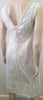 PHILOSOPHY DI ALBERTA FERRETTI White Cut Out Bodice Sleeveless Lined Dress