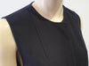 3.1 PHILLIP LIM Midnight Navy Blue Black Cotton Wool Sleeveless Mini Tunic Dress