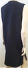 3.1 PHILLIP LIM Midnight Navy Blue Black Cotton Wool Sleeveless Mini Tunic Dress