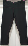 LULULEMON Black & Pink Reversible Activewear Crop Capri Gym Yoga Leggings Pants
