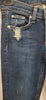 RAG & BONE Blue Cotton Denim Distressed Skinny Crop Capri Jeans Trousers Pants