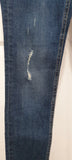 RAG & BONE Blue Cotton Denim Distressed Skinny Crop Capri Jeans Trousers Pants