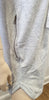STELLA MCCARTNEY White & Grey Cotton Short Sleeve Casual Jersey Dress 42 UK12