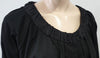 DAY BIRGER ET MIKKELSEN Black Wool Scoop Neckline Smocked Cape Jacket 42UK14