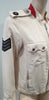 ZADIG & VOLTAIRE Cream Lyocell KAVY Zip Fastened Military Inspired Jacket Top L