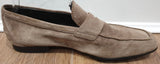TODS Menswear Beige Suede Slip On Rubber Pebble Sole Casual Loafers Shoes UK6.5