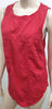 ISABEL MARANT ETOILE Red Cotton Silk Sleeveless Cargo Cami Vest Tank Top Sz: 2/S