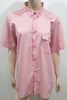 MARC BY MARC JACOBS Menswear Pink Cotton Shrunken Fit Short Sleeve Shirt XL