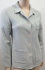JIL SANDER Pale Blue Cashmere Collared Silk Lined Formal Blazer Jacket GER34 UK6